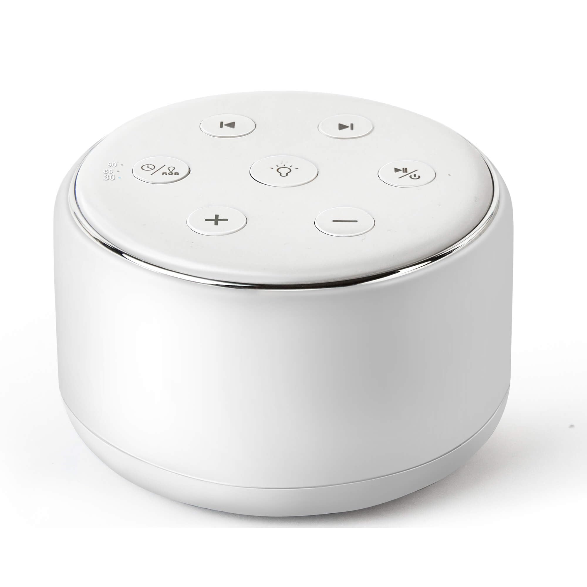 FamiSym White Noise Sound Machine with Night Light – 34 Soothing Sounds for Baby & Adults