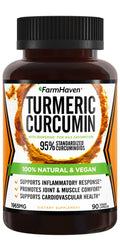 FarmHaven Turmeric Curcumin 1965mg with BioPerine | 90 Veg Caps