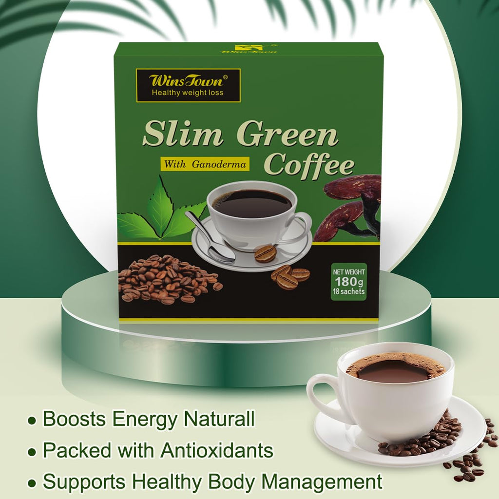 Premium Green Coffee Bean Extract Powder - Gluten-Free | FARWIX 180g (18 Sachets)