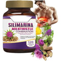 Fatty Liver Support Pills with Silymarin – 120 Capsules (Milk Thistle, Dandelion, Fennel, B Complex, Licorice)