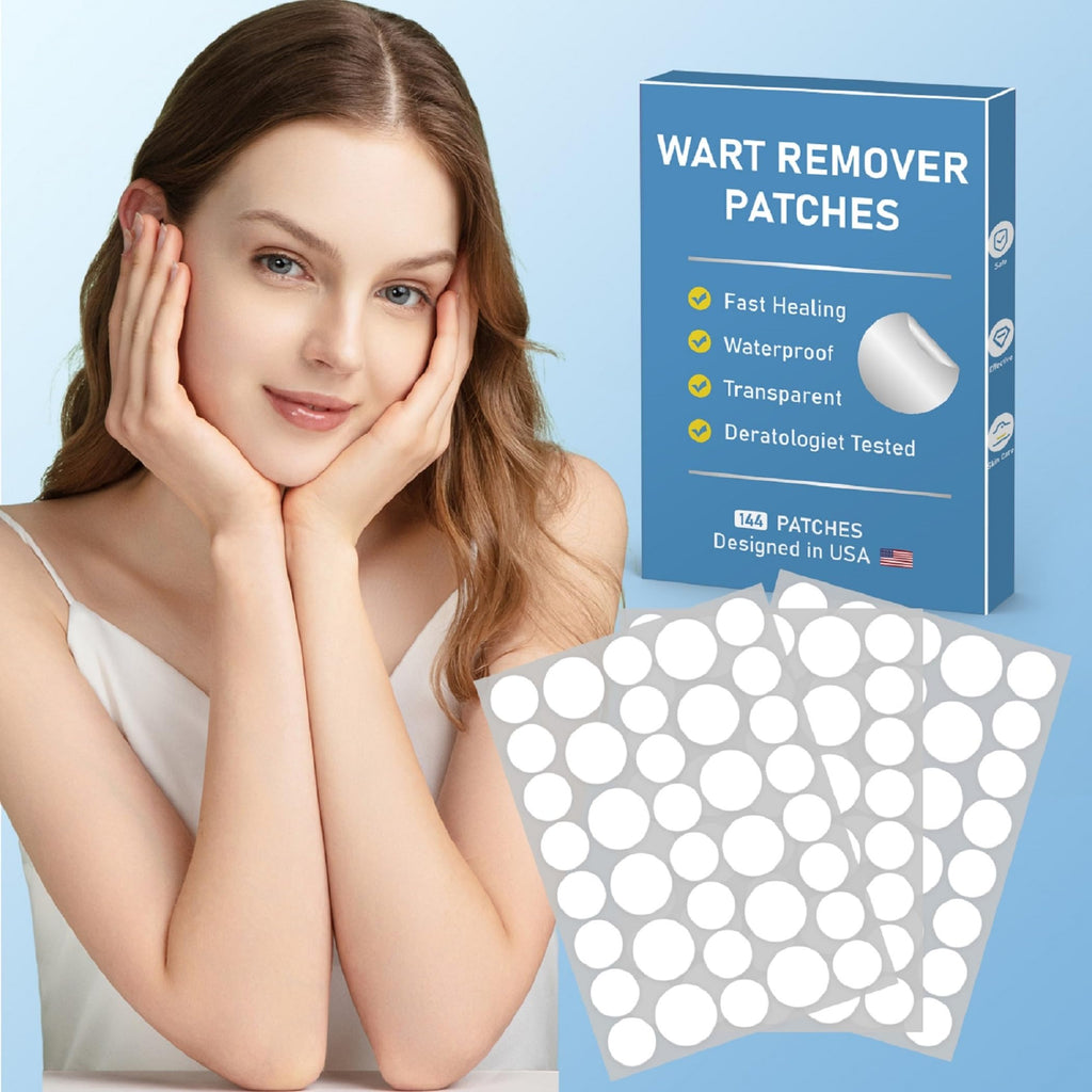FEDOLOY Wart Remover Patches - Quick, Invisible Hydrocolloid Skin Care