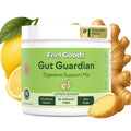 Feel Goods Gut Guardian: Organic Fiber, Probiotic & Prebiotic Powder – Lemon Ginger, Sugar Free, 30 Servings