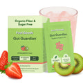 Feel Goods Gut Guardian Organic Fiber, Probiotic & Prebiotic Powder - Sugar Free, Vegan (Strawberry Kiwi) - 15 Count