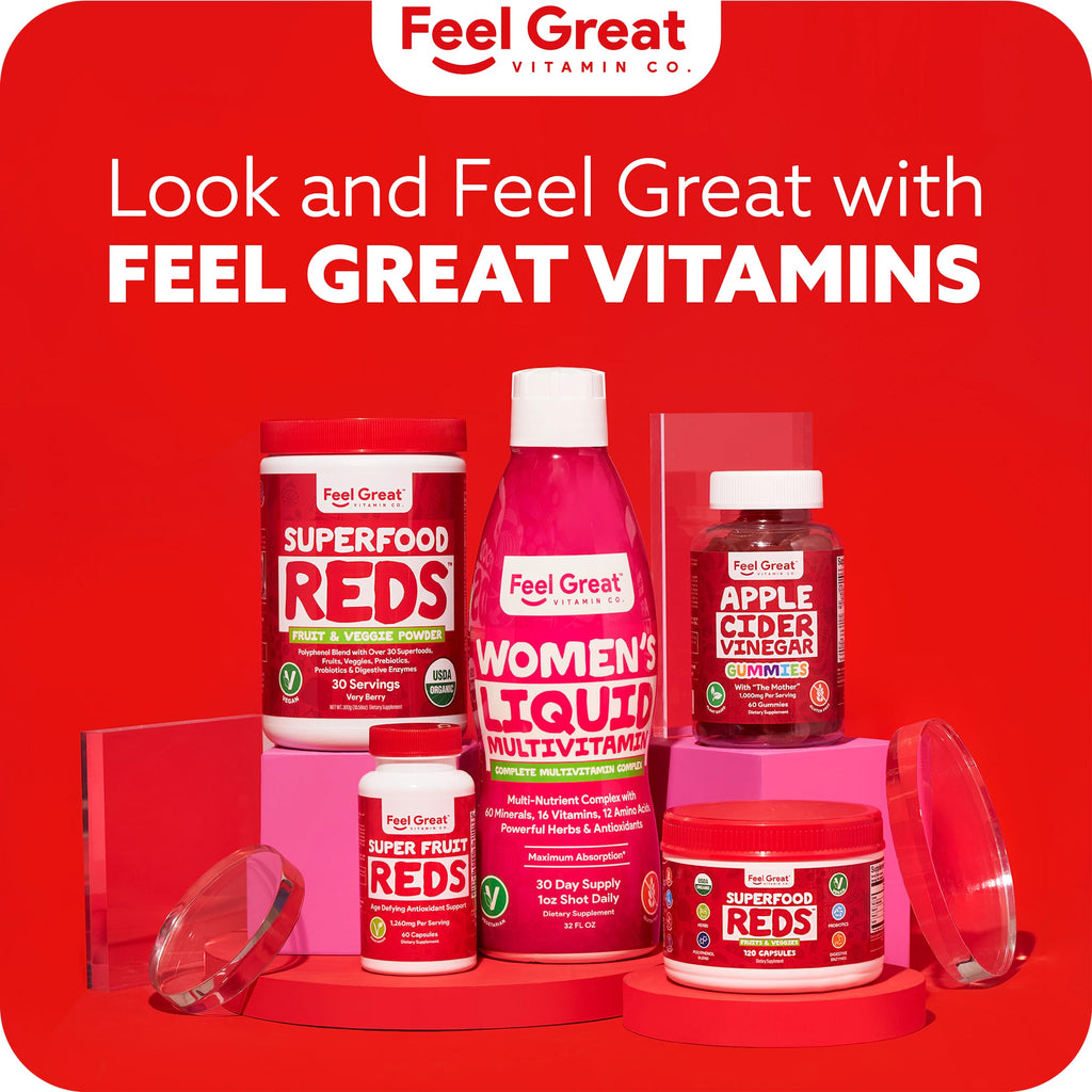 Feel Great Organic Superfood Reds Powder – Beet Root & Digestive Support
