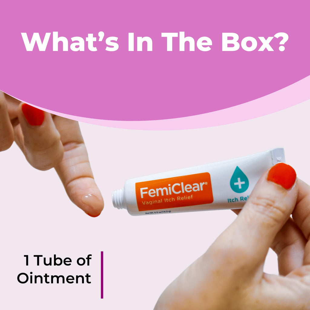 FemiClear Vaginal Ointment | Pure Botanical Extracts | External Comfort 0.5oz (Pack of 2)