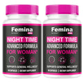 FeminaPro Nighttime Advanced Formula – Night Time Support for Women, 120 Capsules