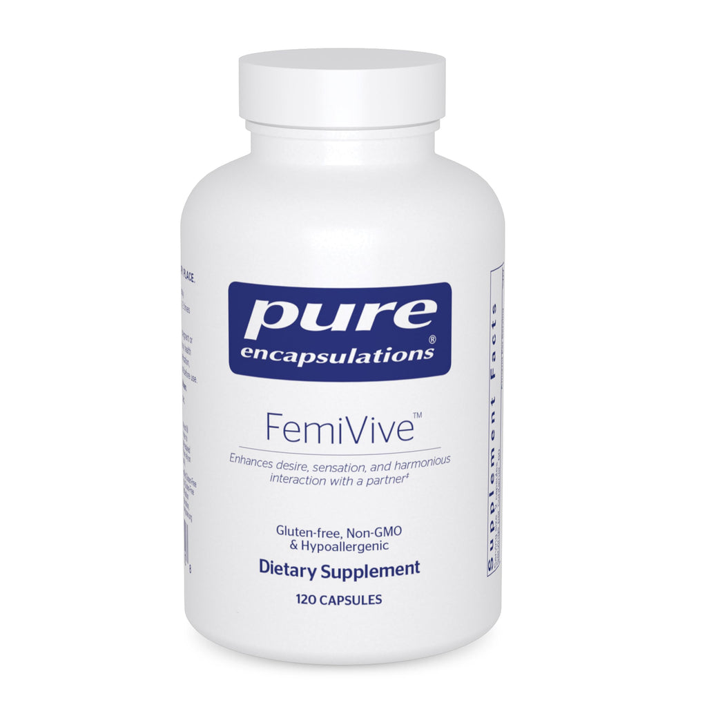 Pure Encapsulations FemiVive™ – 120 Capsules – Enhances Desire & Sensation