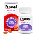 Feosol Complete Iron Supplement Caplets – Bifera Iron for High Absorption, 28 mg, Made in USA, 30 Count