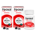 Feosol Original Iron Supplement Tablets 65 mg Elemental Iron | 120 ct Pack of 2