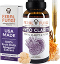 Feral Fungi Myco-Clarity Tincture - 100% Pure Mushroom Extract | USA-Grown 1 oz