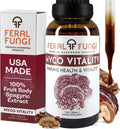 Feral Fungi Myco-Vitality Tincture – 100% Pure USA Mushroom Extract 1 oz