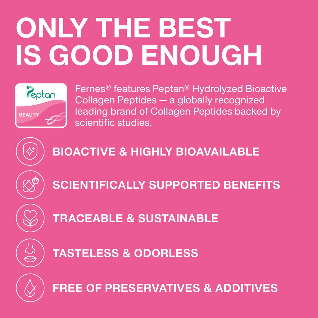 Advanced Collagen Peptides for Women – Grass-Fed Type I & III, 10g per Scoop, Unflavored