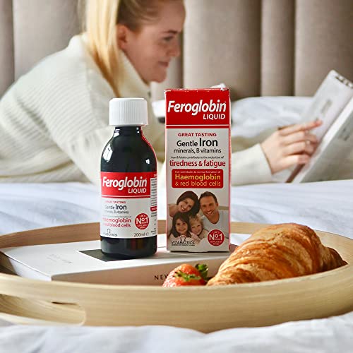 Feroglobin Gentle Iron & Nutrient Liquid | Reduce Tiredness and Fatigue | Natural Iron Source