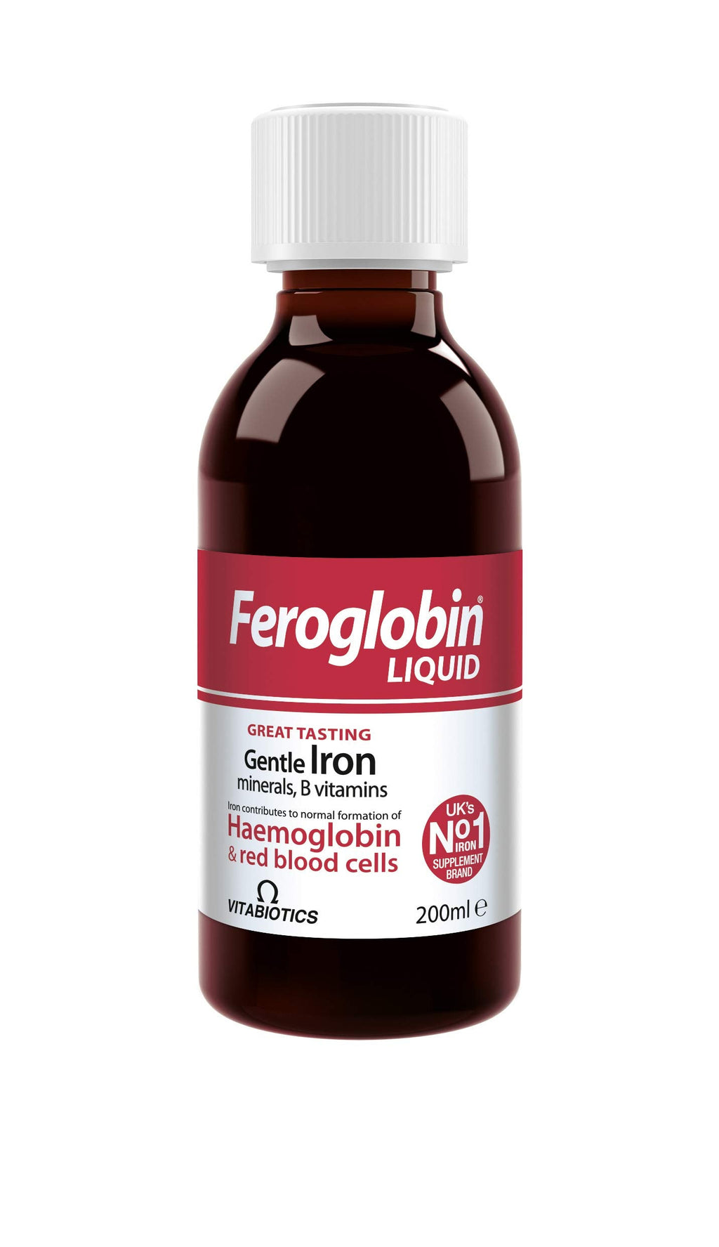 Feroglobin Gentle Iron & Nutrient Liquid | Reduce Tiredness and Fatigue | Natural Iron Source