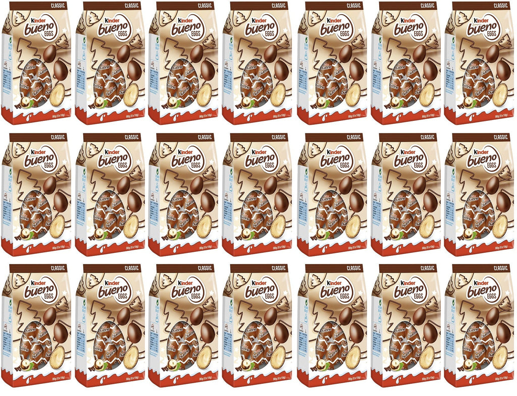 21 x Kinder Bueno Eggs Xmas - 80GM