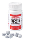 Ferretts Chewable Iron 18mg (Carbonyl Iron) – 60-Count Lemon-Lime Iron Chewables