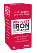 Ferretts Iron Tablets 106mg (325mg Ferrous Fumarate) – 60 Day Supply