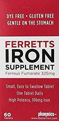 Ferretts Tablets #60 (106 mg) 2 Pack | Iron Supplement