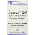 Ferrex -150 Capsules – Prevents Iron Deficiency – 100 Each (2)