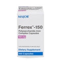 MAJOR Ferrex-150 Polysaccharide-Iron Capsules – 150mg Iron, 100 Capsules