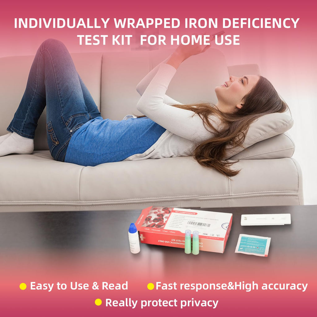 Iron Deficiency Test Kit for Children and Adults | Rapid Home Test