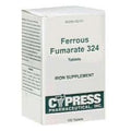 Cypress Pharmaceutical Ferrous Fumarate 324 Tablets – Boxed, 100 Count
