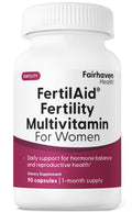 Fairhaven Health FertilAid for Women – Prenatal Vitamin Fertility Supplements (90 Capsules)
