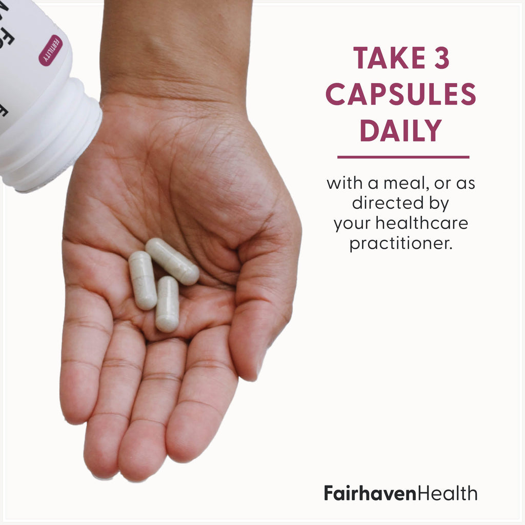 Fairhaven Health FertilAid for Women | Prenatal Vitamin for Fertility Support with Vitex & Folate | 180 Capsules