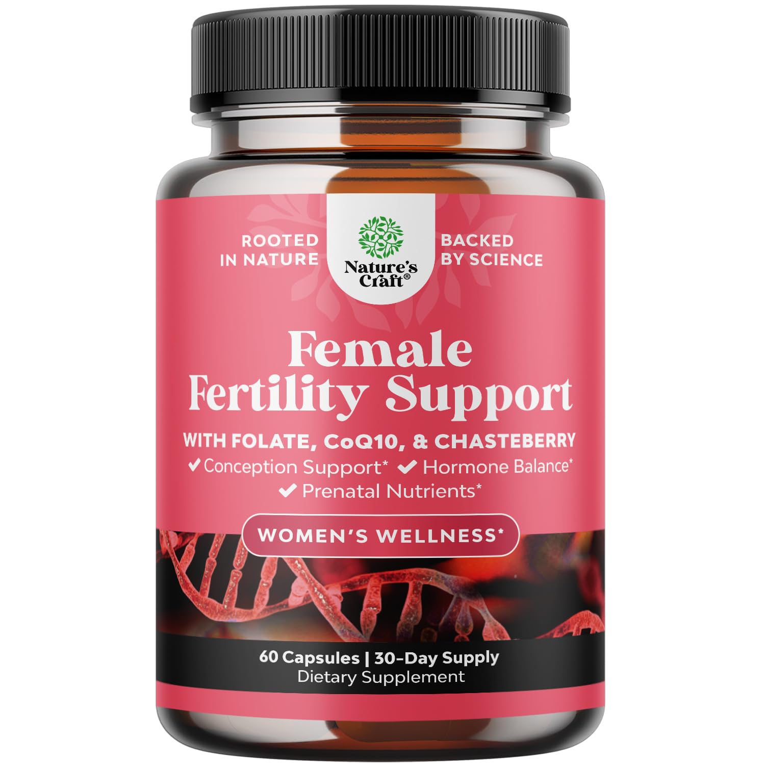 Fertility Supplement for Women with Prenatal Vitamins, CoQ10, Choline & Inositol