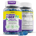 Fiber Gummies for Adults - 8g Daily Fiber, Probiotics & Green Tea