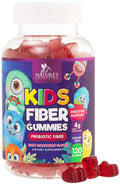 Fiber Gummies for Kids – 4g Daily Prebiotic Fiber Supplement | Plant-Based, Non-GMO, 120 Gummies