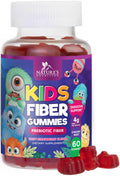Fiber Gummies for Kids – 4g Daily Prebiotic Fiber (Plant-Based, Non-GMO) – 60 Gummies