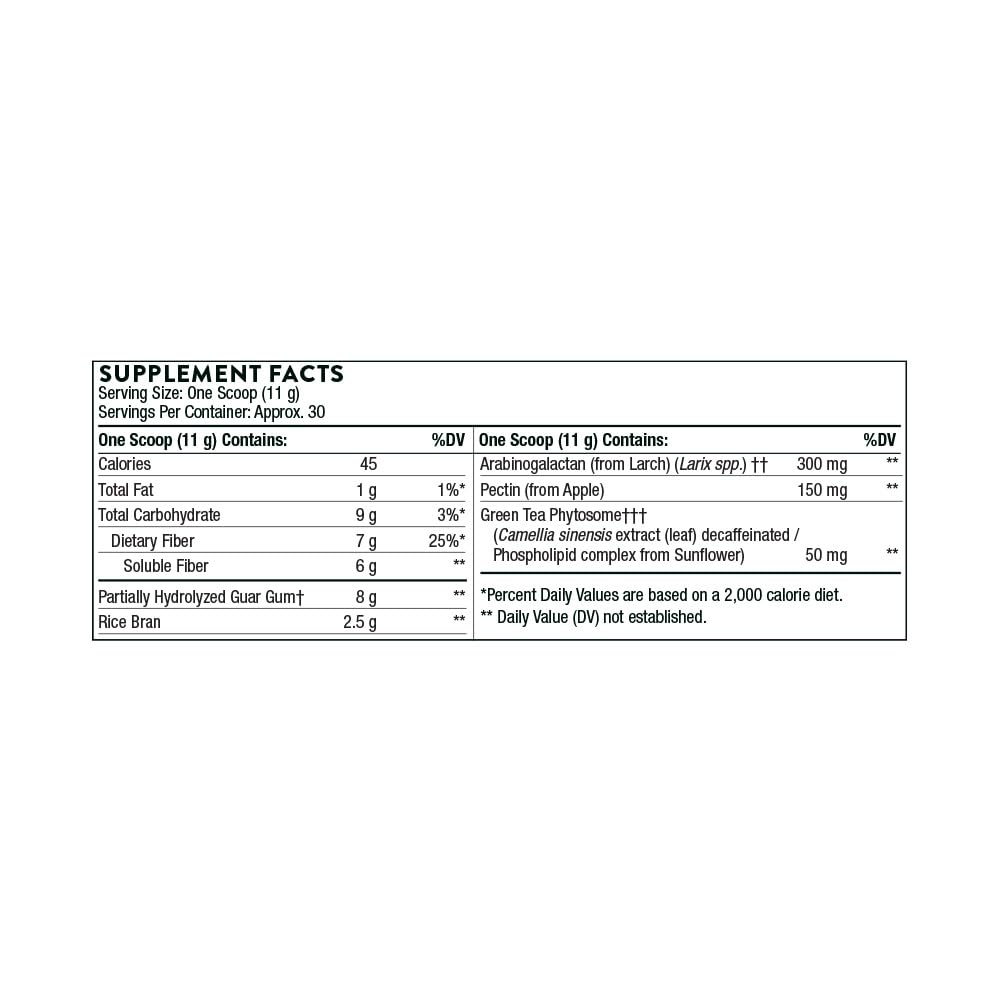 THORNE FiberMend - Prebiotic Fiber Powder for Regularity & Balanced GI Flora - 11.6 oz