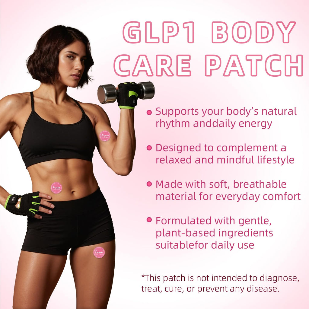 Ficeco GLP1 Patches 60 Count | Easy Daily Wellness Patch System