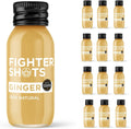 Fighter Shots Ginger (12x60ml) – Award-Winning Ginger Shots for Immune Support & Energy