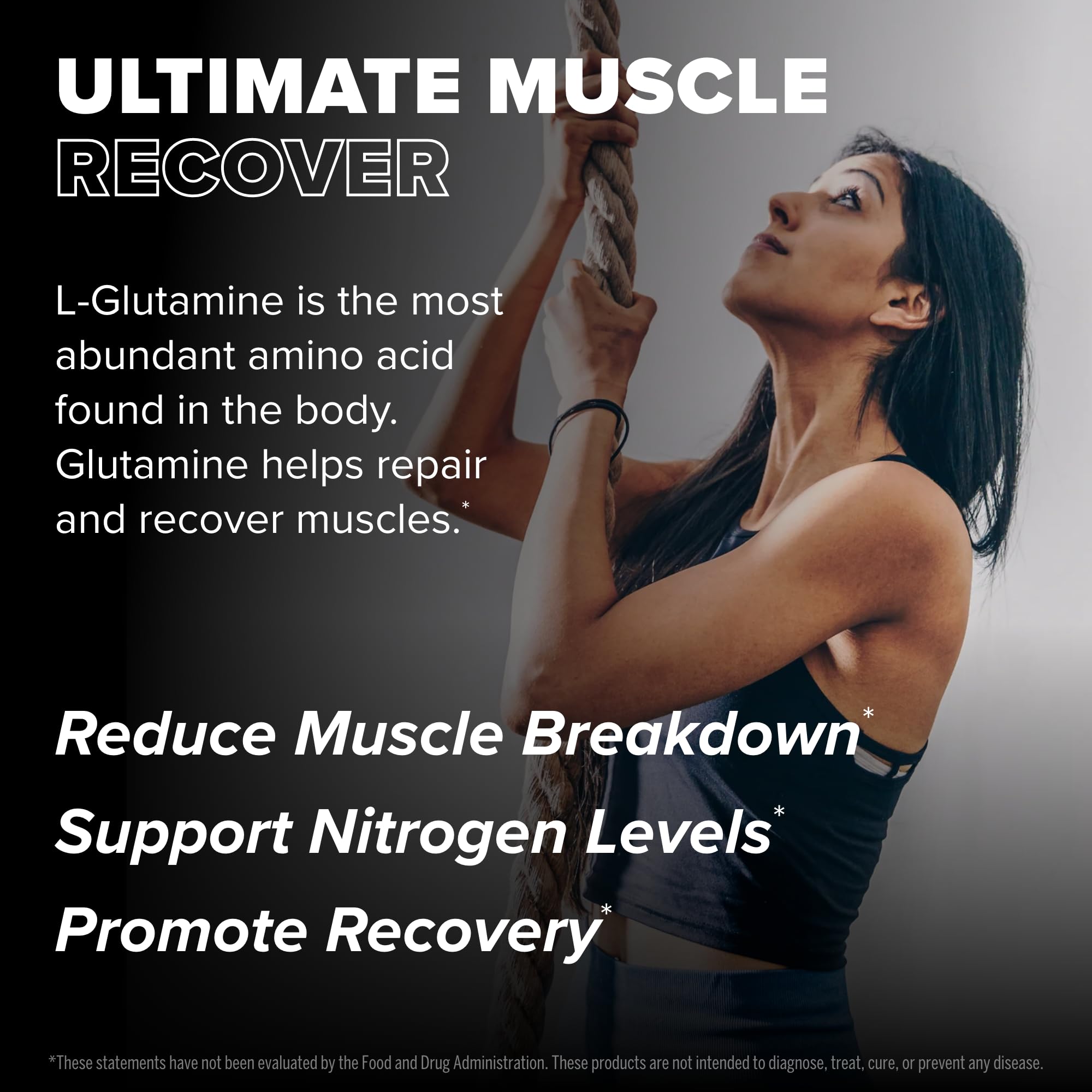FINAFLEX Pure Glutamine Unflavored - 2.2 lbs | Muscle Recovery & Nitrogen Support