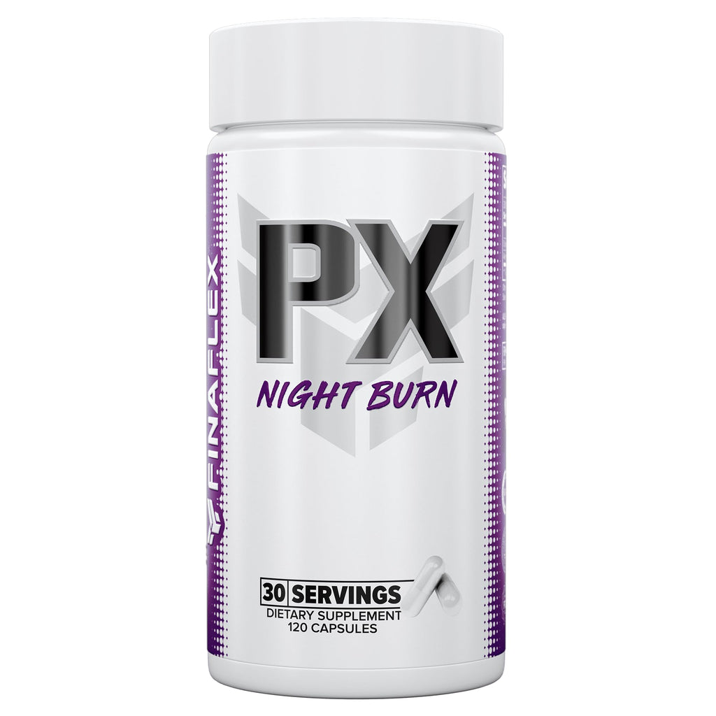FINAFLEX PX Night Burn - Non-Stimulant Fat Burner | 120 Capsules