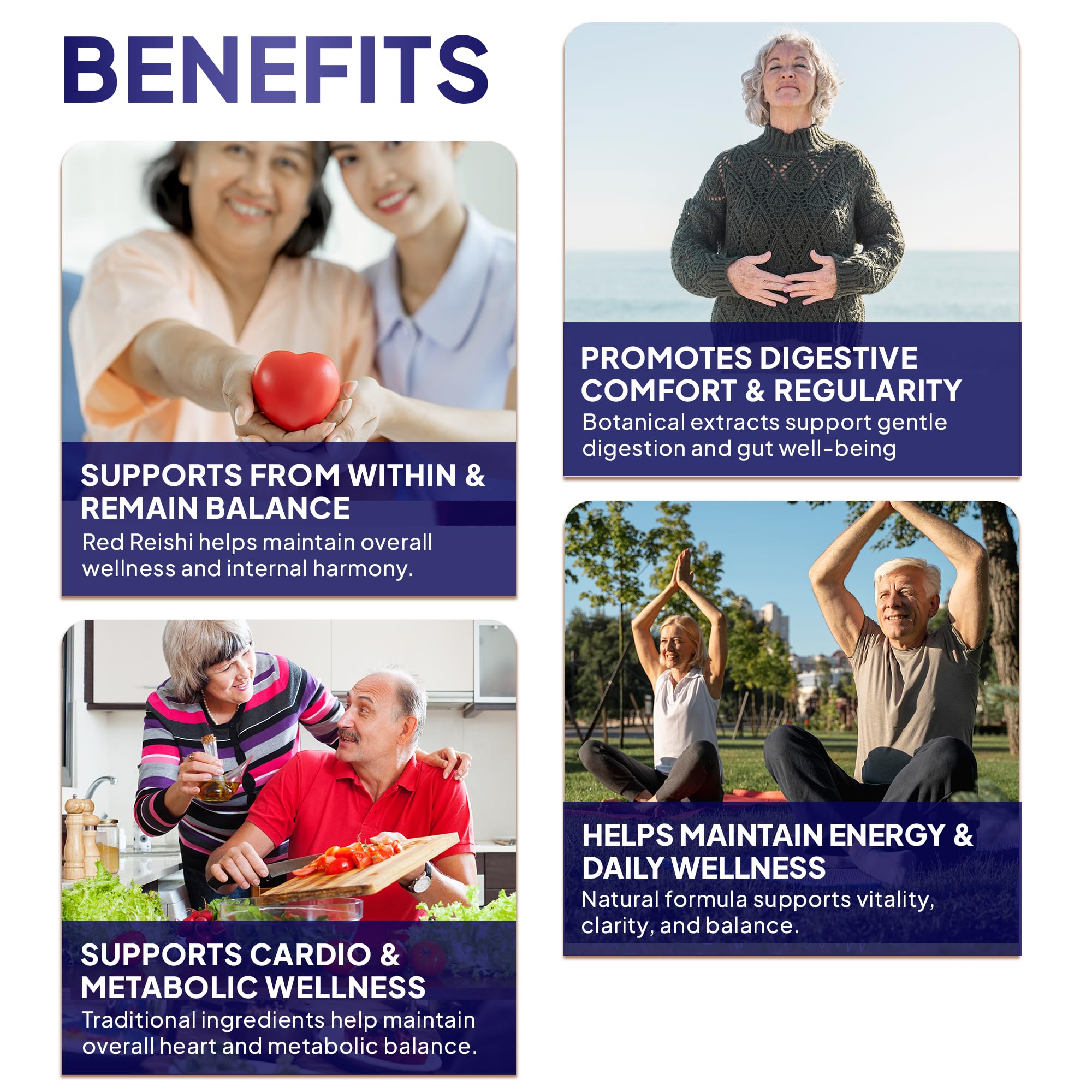 FINE JAPAN Organic Reishi Mushroom Capsules-Organic Mushroom Extract Supplement to Boost Your Immune System Health Dynamic Mushroom - 60 Capsules