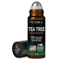 Fiora Naturals Tea Tree Oil Roll-On – 100% Natural Essential Oil for Skin, Acne & Aromatherapy