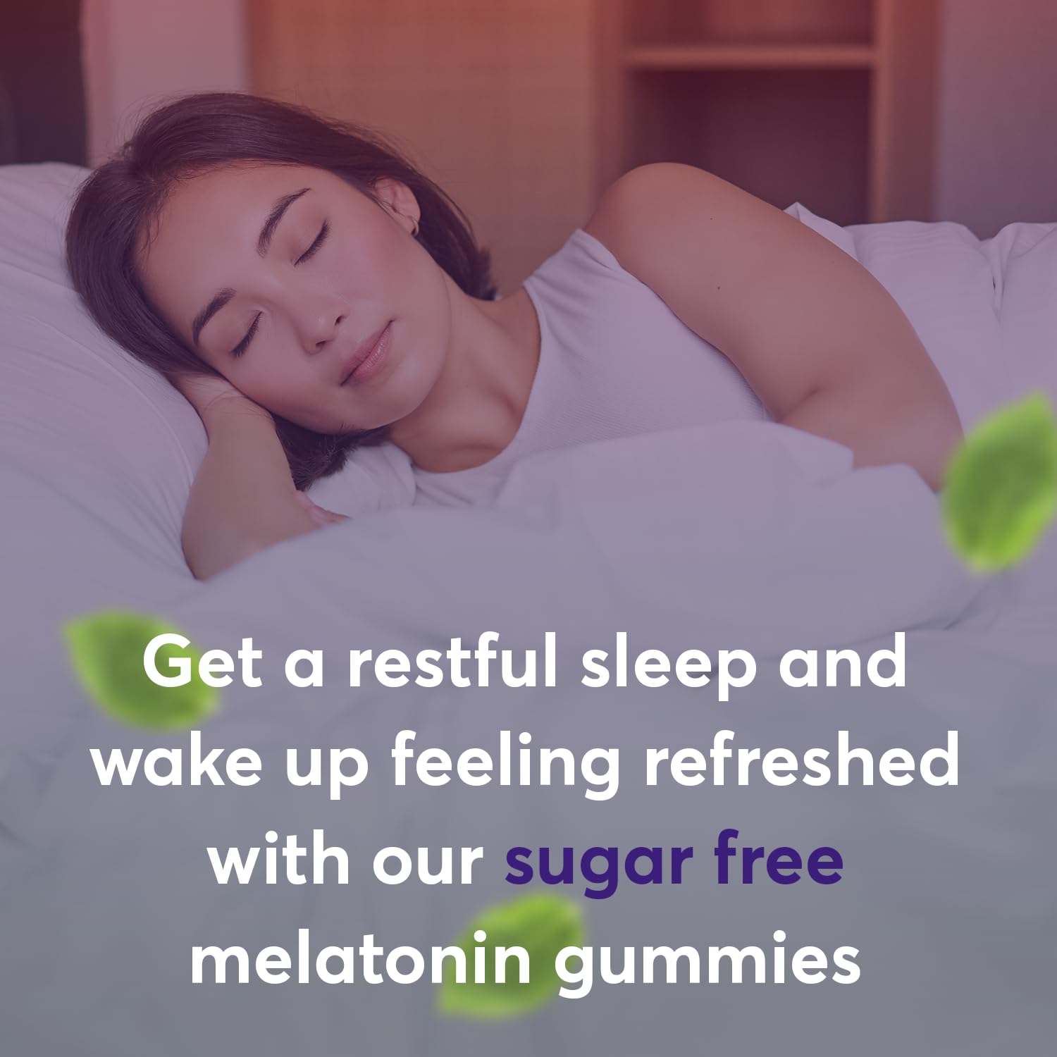 FIOR Sugar Free Sleep Gummies 120-Count 1 Melatonin & L-Theanine for Adults & Kids