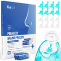 FireAnt 100 Saline Packets + 16 Silicone Pods Refills for Navage Nasal Care