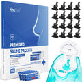 FireAnt 100 Saline Packets + 16 Silicone Pods Refills for Navage Nasal Care