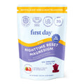 FIRST DAY Kids Magnesium Citrate Gummies (Ages 4+) — No Melatonin, Suntheanine L-Theanine, Strawberry | 30-Day Supply