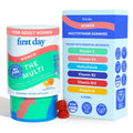 FIRST DAY Multivitamin for Women - Daily Gummies for Energy, Hair & Skin | 30 Day Supply