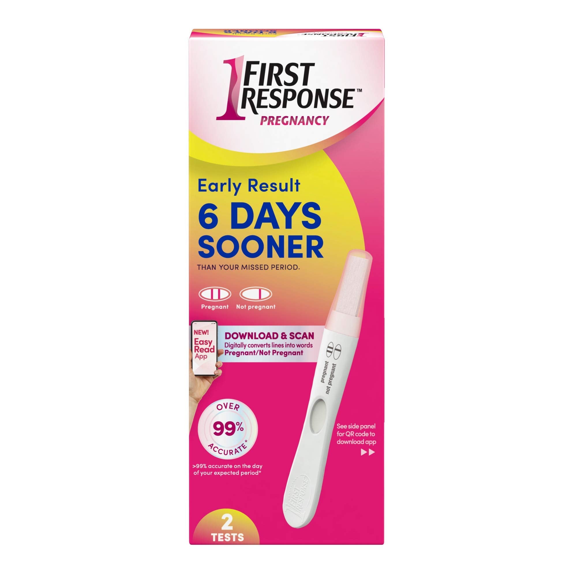 First Response Early Result Pregnancy Test – Pack of 2 (6 Days Early)