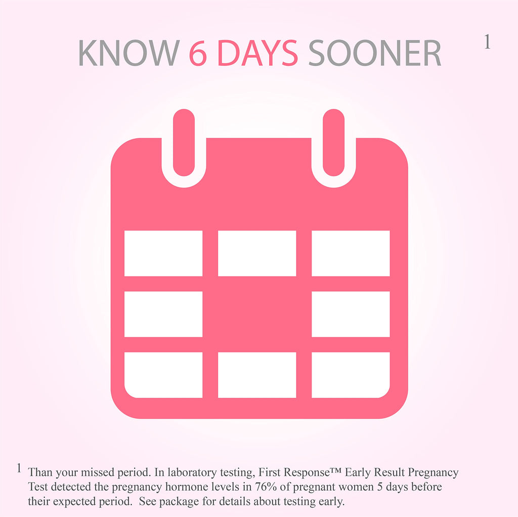 First Response Early Result Pregnancy Test, 2 Count – Packaging May Vary