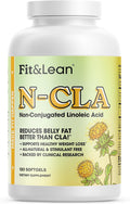 Fit & Lean N-CLA – Non-Conjugated Linoleic Acid, Belly Fat Reduction, 120 Servings
