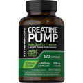 Fitness Labs Creatine Capsules | 120 Count, 3000mg Creatine Monohydrate, Pump & NO Precursor | HPLC Tested | Non-GMO