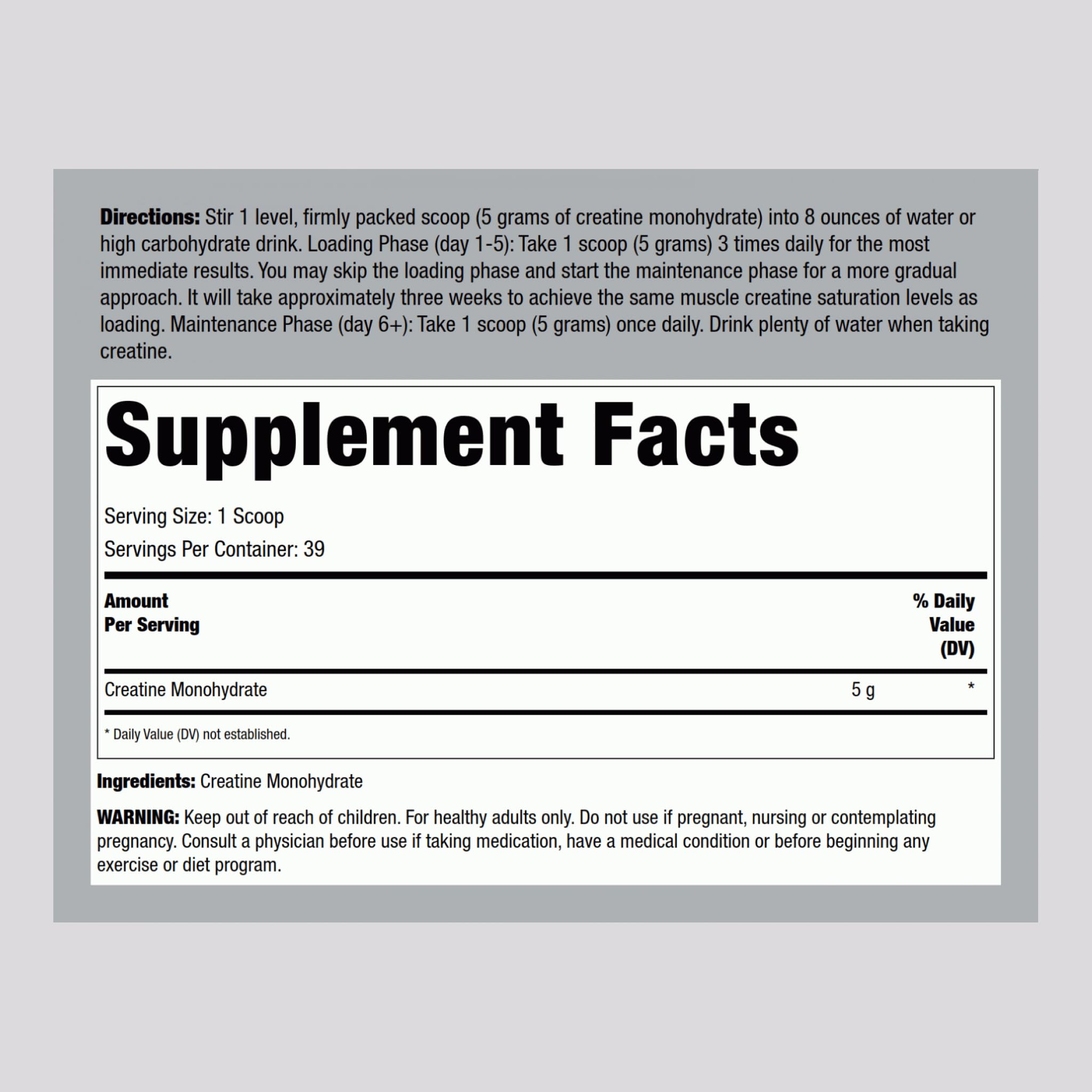 Fitness Labs German Creatine Powder – Creapure Monohydrate, 7.05 oz, Pack of 2