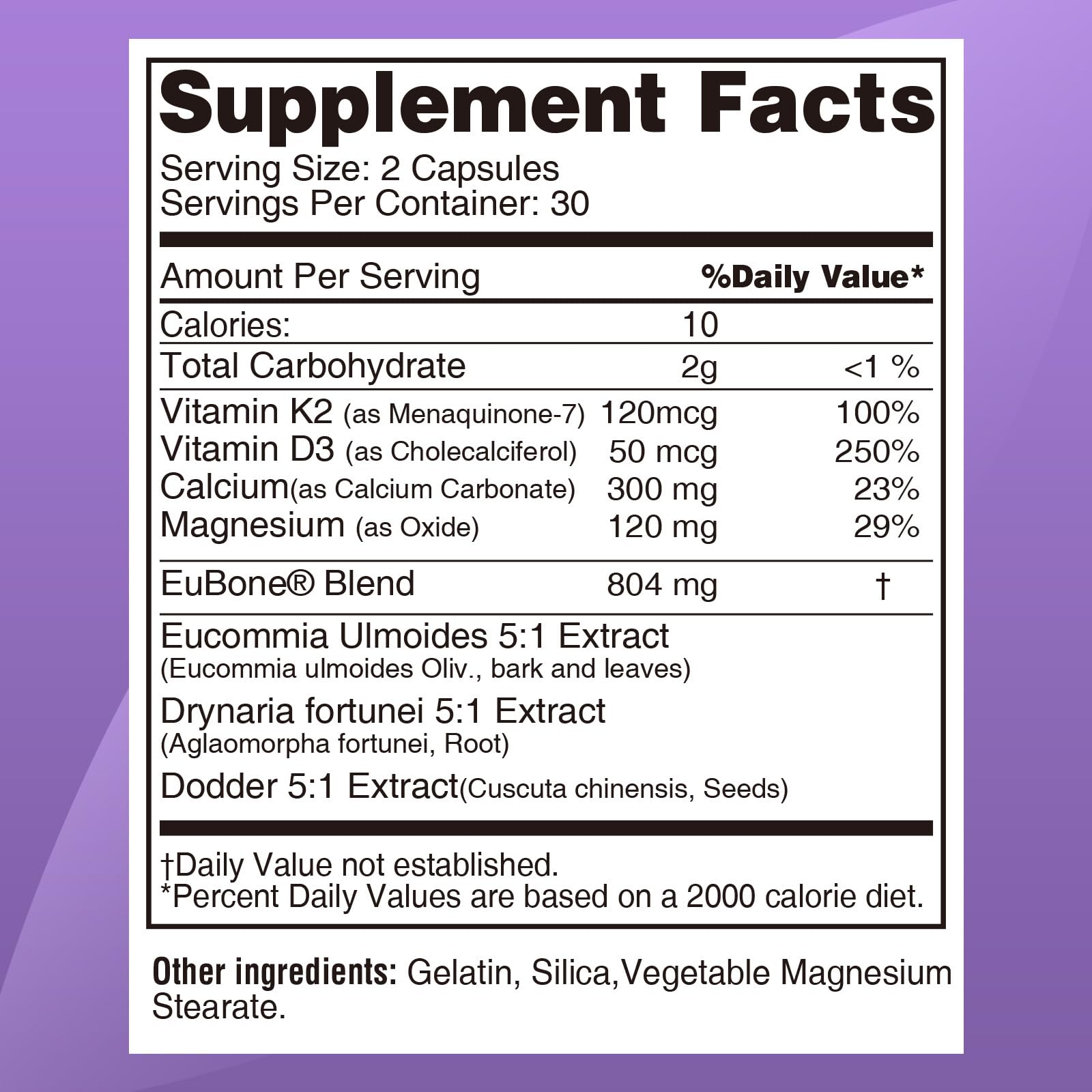 FitRx EuBone Calcium + Magnesium with Vitamin D3 & K2 – 30 Servings (Plant-Based Minis)